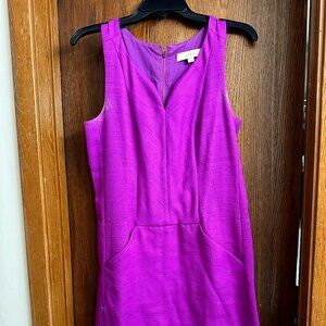 LOFT Magenta Formal Summer Dress Size 6